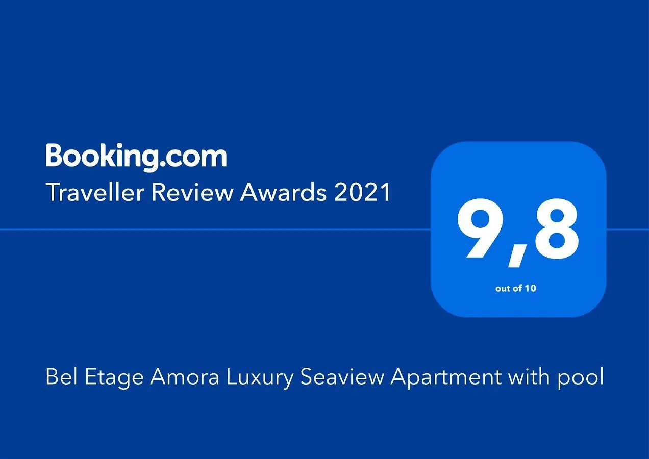 Bel Etage Amora Luxury Seaview Apartment With Pool Split